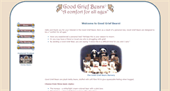 Desktop Screenshot of goodgriefbears.com